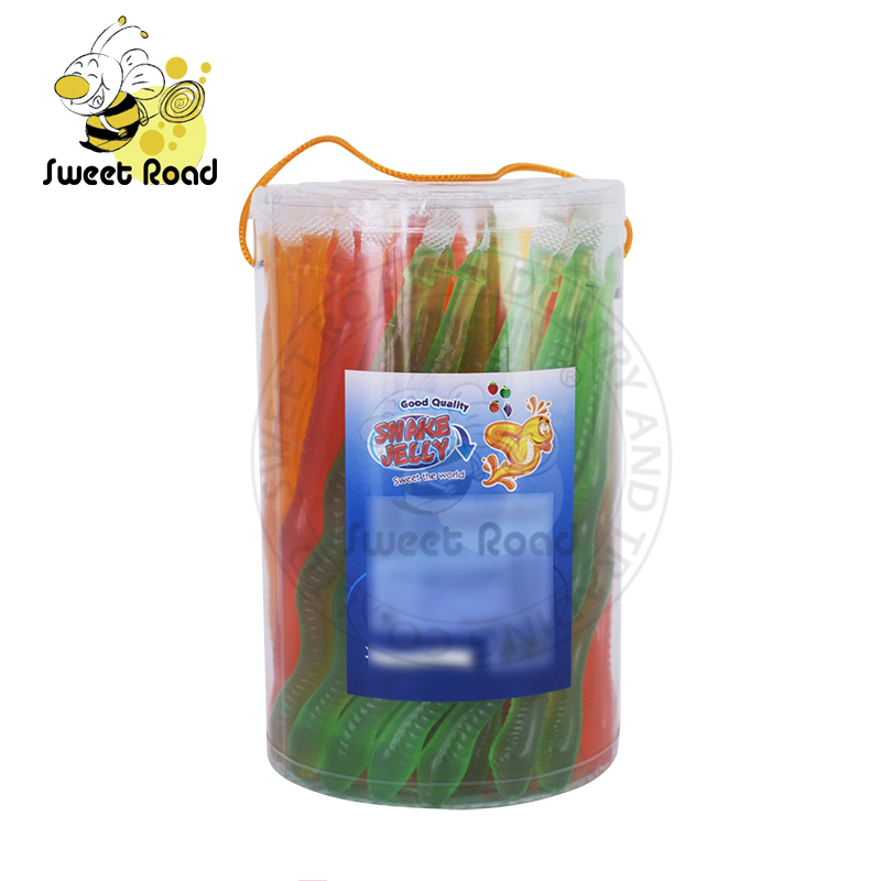 Snake Shape Jelly candy in Jar