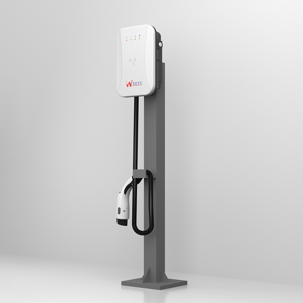 EV зарядная станция напольная электрическая Автомобильная батарея EV зарядное устройство с J1772