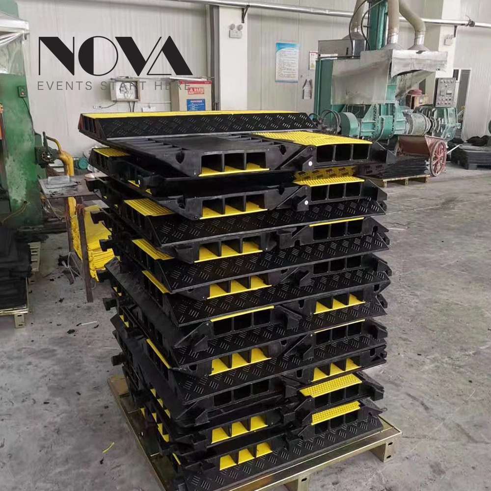 NOVA 5 4 3 2 канала и сверхмощный пандус желтая куртка защита горб де автомобиль пластиковые пандусы резиновый кабель протектор