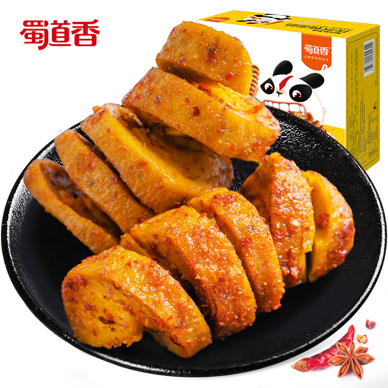 ShuDaoXiang жареный глютен с кумином китайская Пряная закуска 26 г * 20 Kaomianjin OEM продукты вкусные сычуанские пищи острые закуски