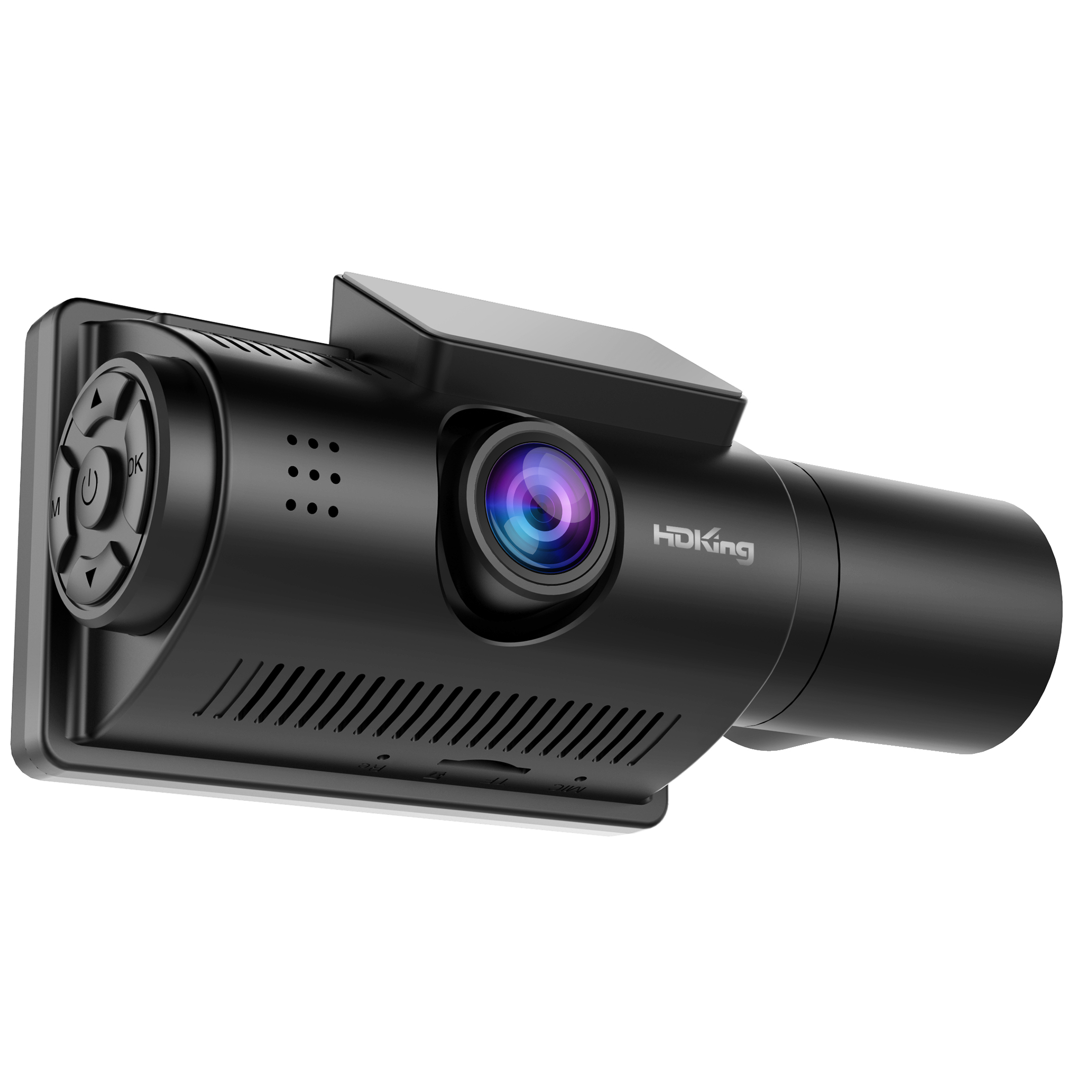 Настоящий 4K двойной Dash Cam с ИК ночного видения HD 1080P спереди и 720P внутри кабины тире камера 3 дюймов ЖК-экран широкоугольный видеорегистратор с двумя камерами