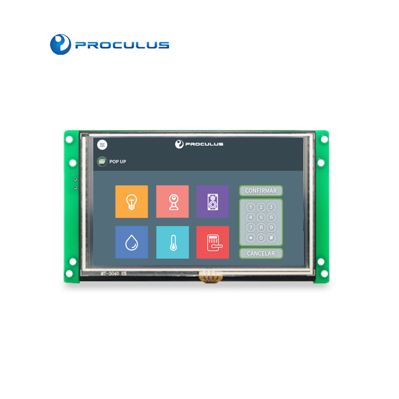 Resistive Smart Home Wall Mounted Panel Graphic Lcd Module Touch Screen