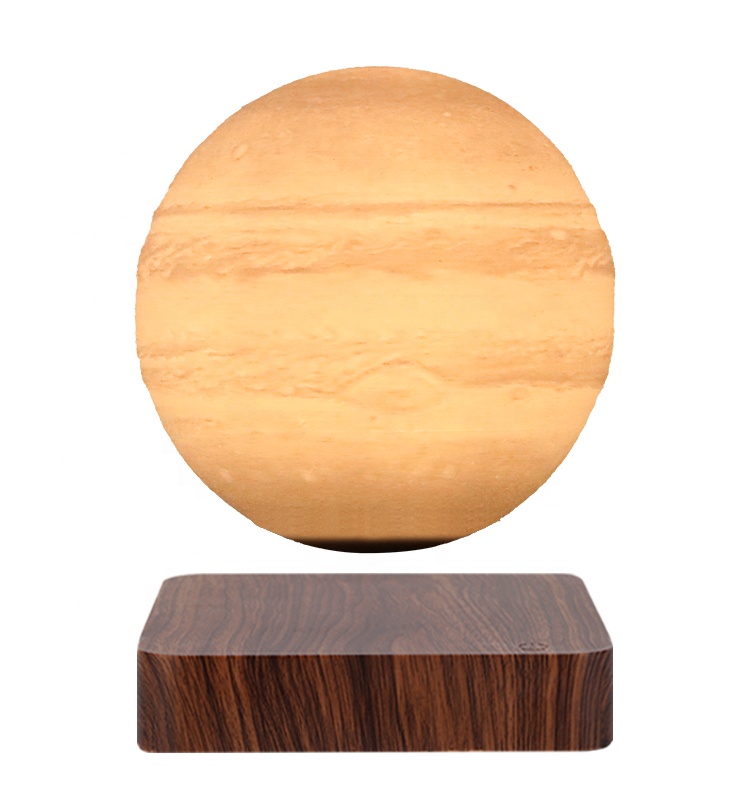 Luminous Toys Office Desk Plastic Material Table Lamp Bedside Magnetic Levitation Jupiter Room Light