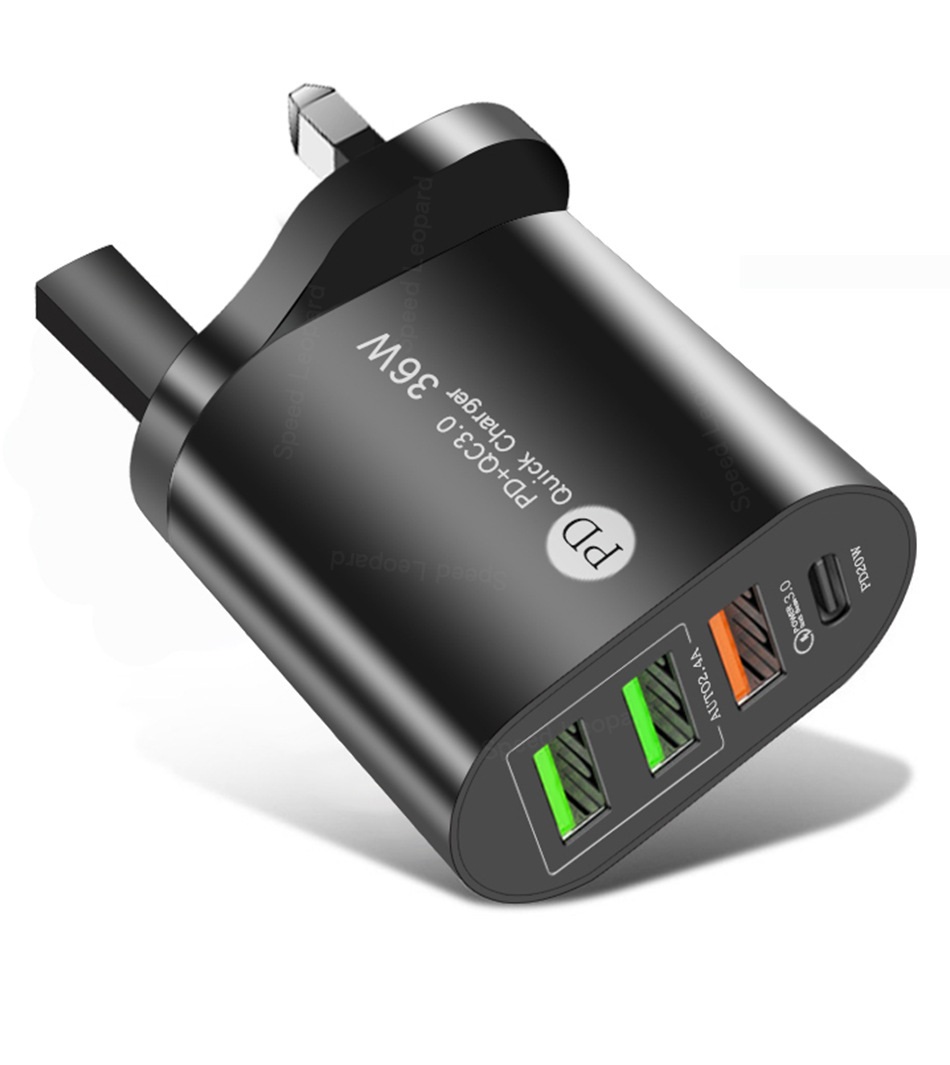 Новый дизайн Лидер продаж PD20W/QC3.0 + 2.4A3USB Быстрая зарядка для путешествий многофункциональное зарядное устройство для Apple Samsung Huawei в 2021 году