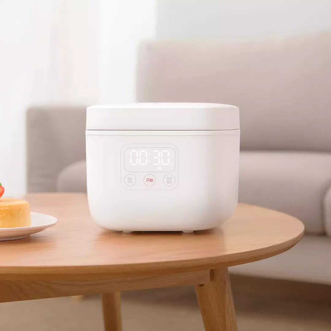 Компактная рисоварка Xiaomi Mijia DFB201CM, 1,6 л, 400 Вт, приложение, антипригарная рисоварка для умного дома xiaomi