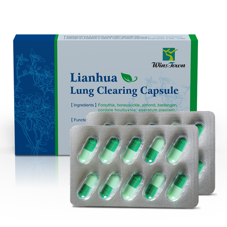 hot sales winstown lian hua jiaonang lianhua capsule lung cleaning capsule Clean lung heart and remove toxicity