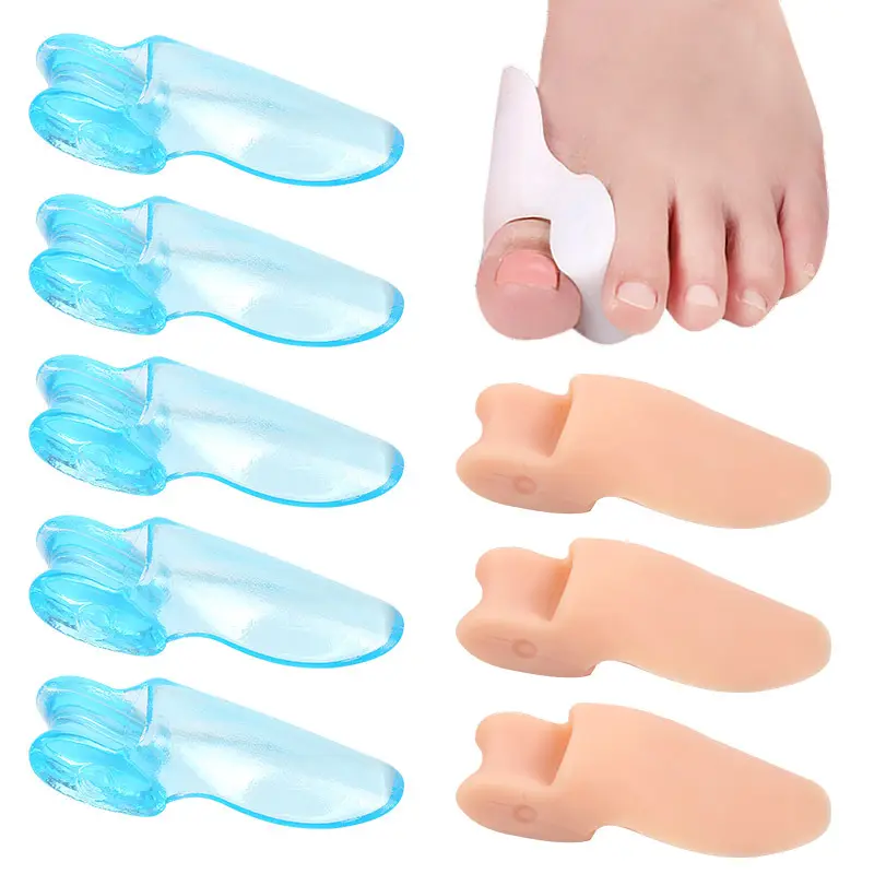 Silicone Gel Thumb Corrector Bunion Toe Protector Separator Hallux Valgus Finger Straightener Foot Care Relief Pads