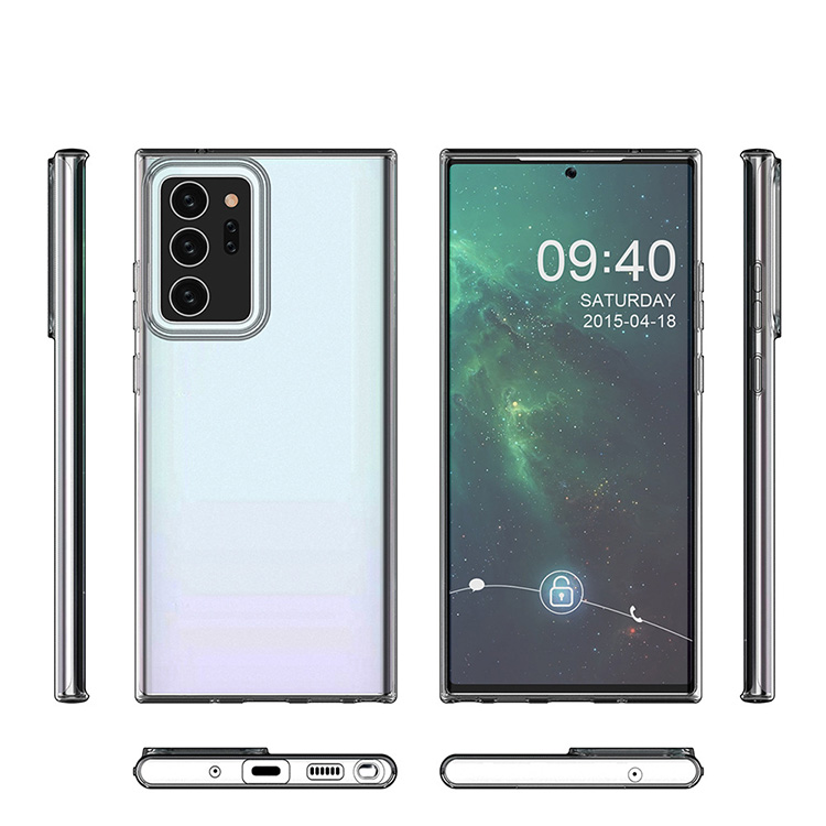 Оптовая продажа, чехлы для Samsung Galaxy Note 20, ультратонкий прозрачный мягкий чехол из ТПУ для телефона Note20 20pro