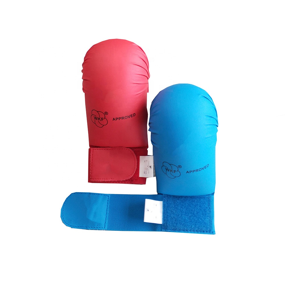 Перчатки для карате, одобренные WKF, высококачественные индивидуальные перчатки для каратэ wkf, перчатки для каратэ из искусственной кожи