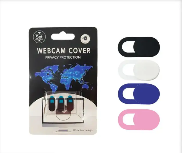 Hot 1/3/6 pack Ultra thin webcam cover for laptops camera webcam privacy cover slider