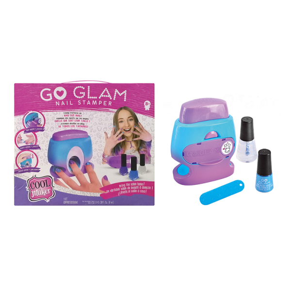 Amazon Hot DIY Cool Maker GO-GL Nail Stamper Nail Studio Nail Cosmetic Kit Toy Set