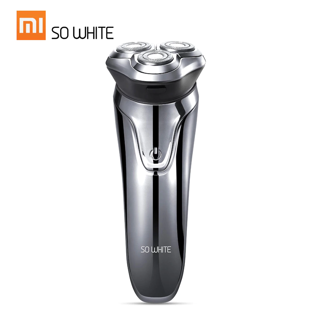 PINJING So White зарядка электрическая умная 3D бритва Xiaomi Mijia бритва с плавающим лезвием головка бритва IPX7 водонепроницаемая