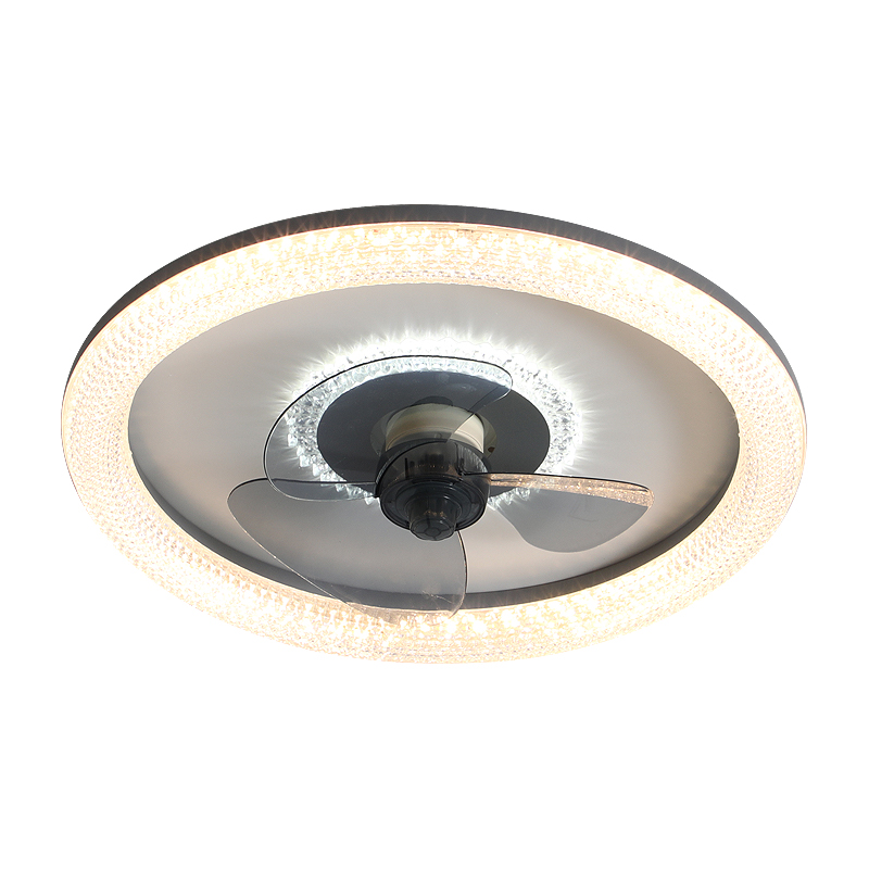 OEM ODM Indoor 20 Inch Decorative Home Modern Ceiling Fan Remote Control APP LED Ceiling Fan