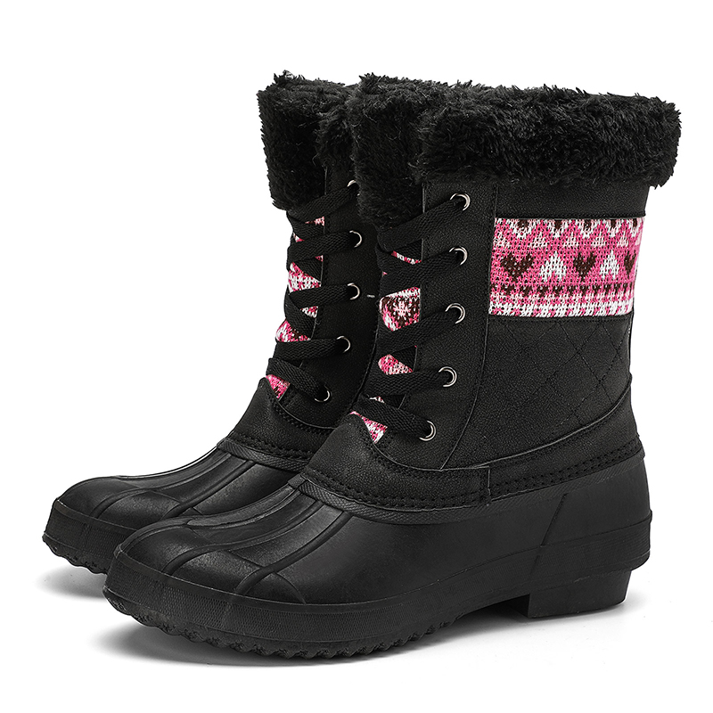 Fashion Snow boots 2021 Winter brand warm non-slip waterproof women boots mother shoes casual cotton winter autumn boots female