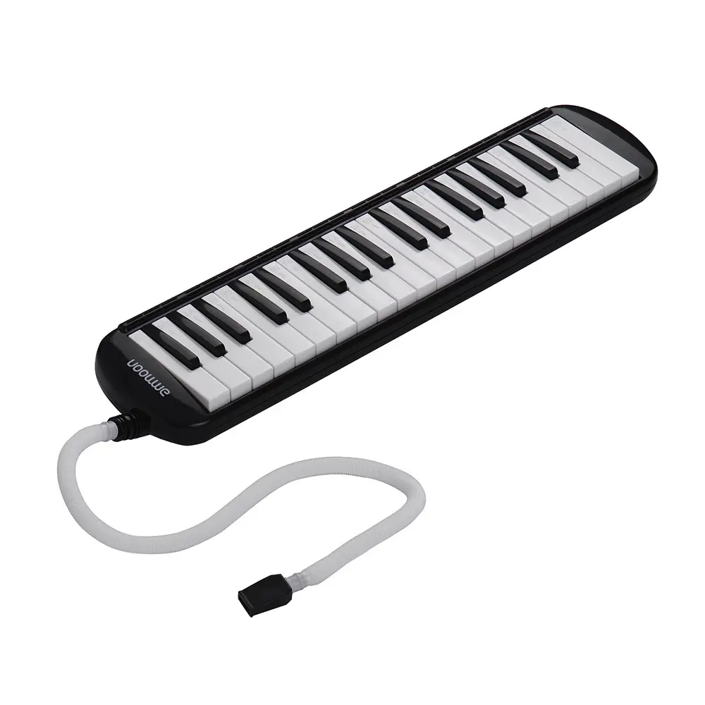 37 Keys Melodica Pianica Piano Style Keyboard Harmonica Mouth Organ with Mouthpiece Cleaning Cloth Carry Case for Beginners Kids