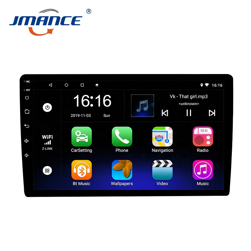 Touch Screen Universal Multimedia 2 Din 10 Inch Audio Stereo Android 9 Car Radio