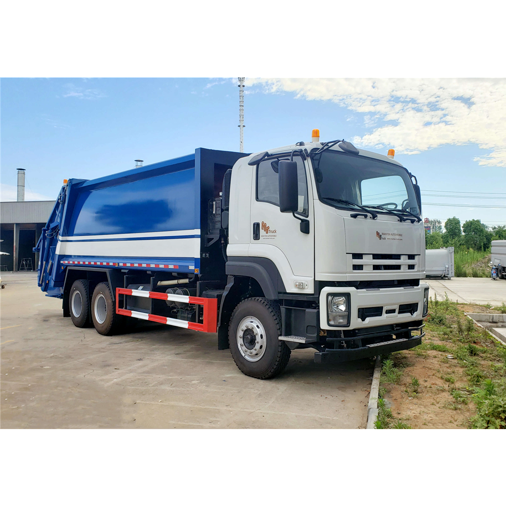Isuzu Vc46 16m 3/18m 3/20 м3 14 тонн/16 тонн, задний погрузчик, уплотнитель мусора, грузовик, сжатый мусоровоз для Филиппин