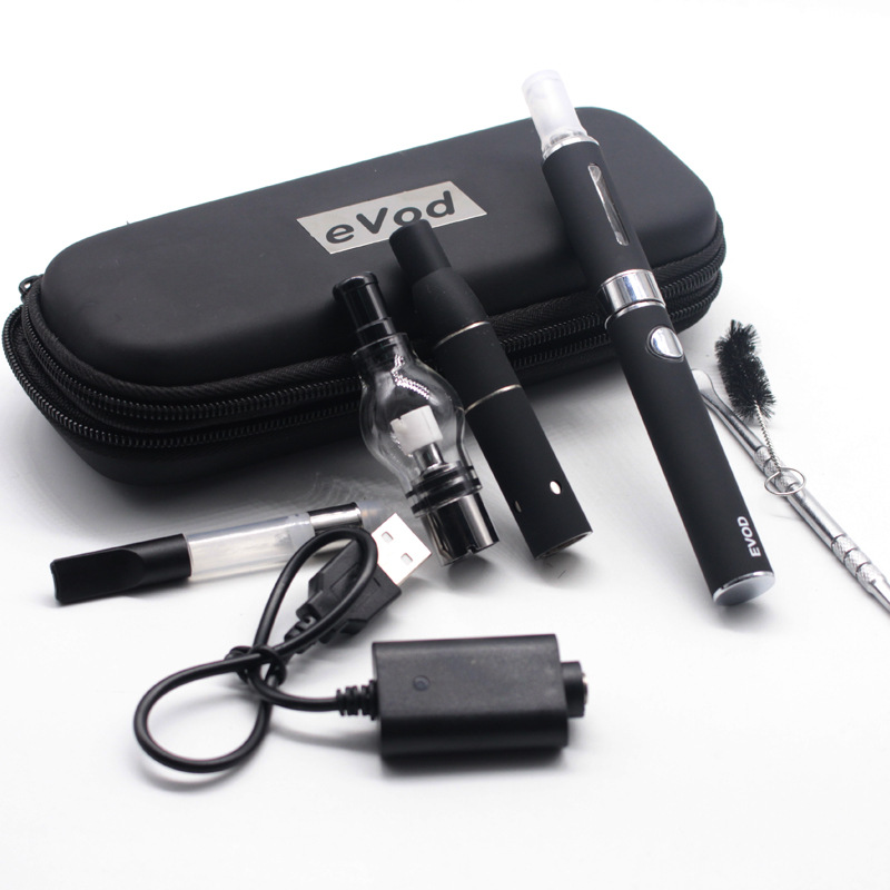 EVOD 4 в 1 комплект футляра на молнии ago G5 MT3 стекло M6 испарители бак картридж 650 мАч 900 мАч 1100 мАч Evod ego стартовый комплект
