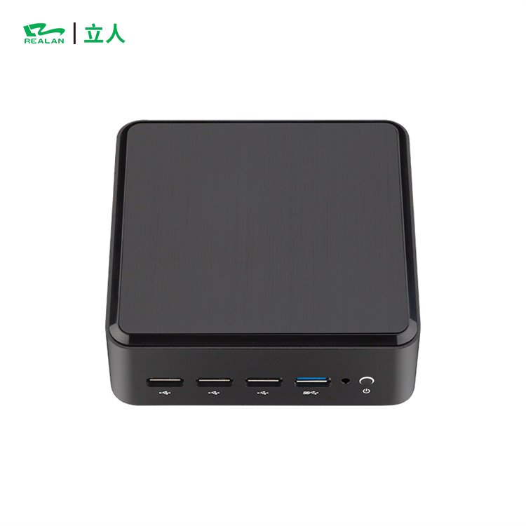 Realan четырехъядерный мини-компьютер nuc barebone брандмауэр nuc мини-ПК