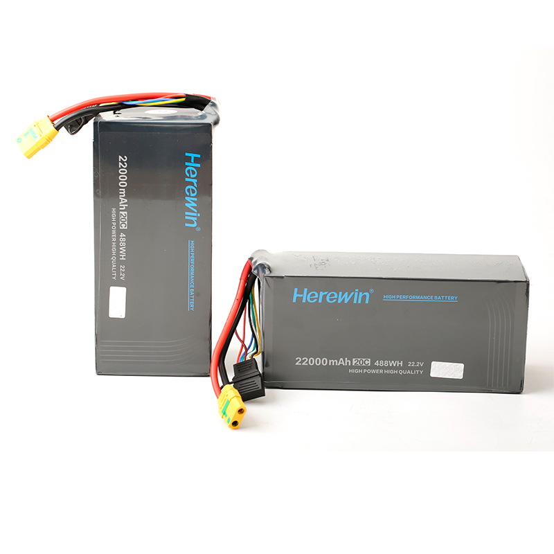 Herewin 22000mah 22,2 V 20C 6S батарея для сельского хозяйства Дрон UAV батарея специально для сельского хозяйства самолет