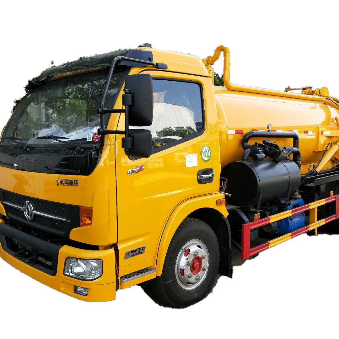 Вакуумный грузовик Dongfeng для всасывания сточных вод, новый септический резервуар, вакуумный грузовик для всасывания сточных вод