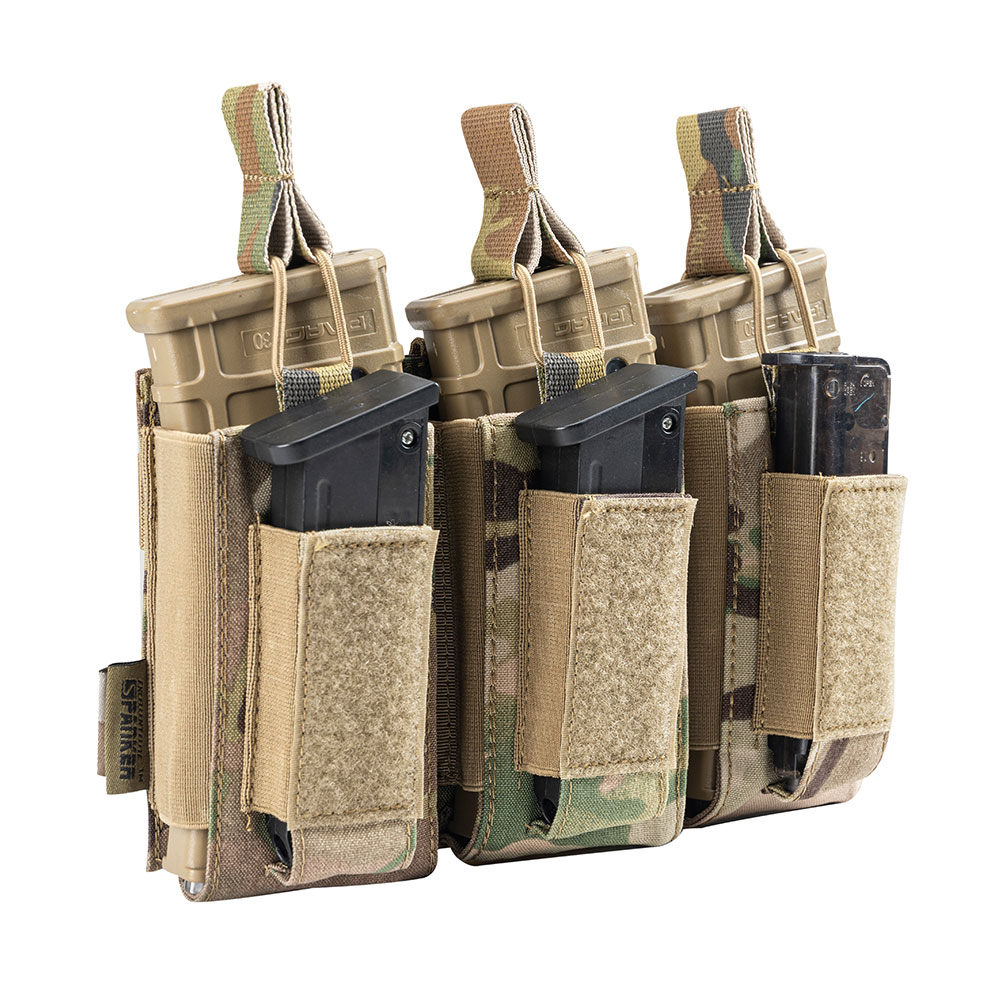 Тактический чехол для магазина Multicam Cordura Double-Stack triple Gun AK47 AR 5,56 мм