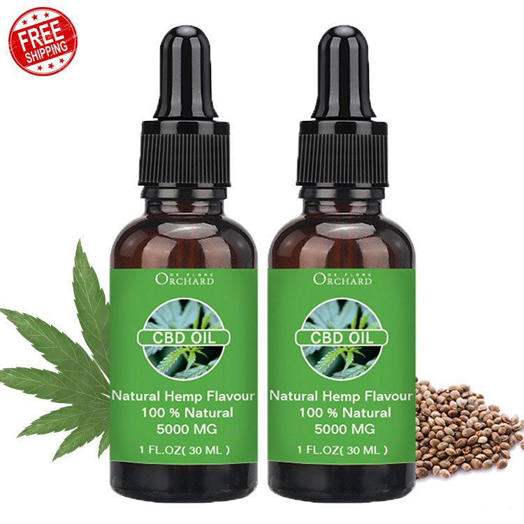 OEM частная торговая марка, 100% натуральное масло для снятия боли cbd, чистое органическое масло для лица cbd