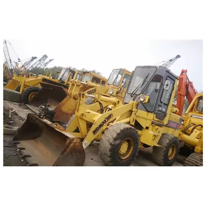 Industry equipment construction Komatsu WA 100 used wheel loaders other machinery for sale