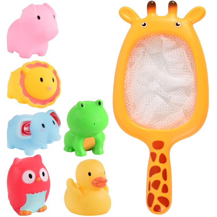 2021 Wholesale Whale Rubber Silicone Kids Baby Bath Toys