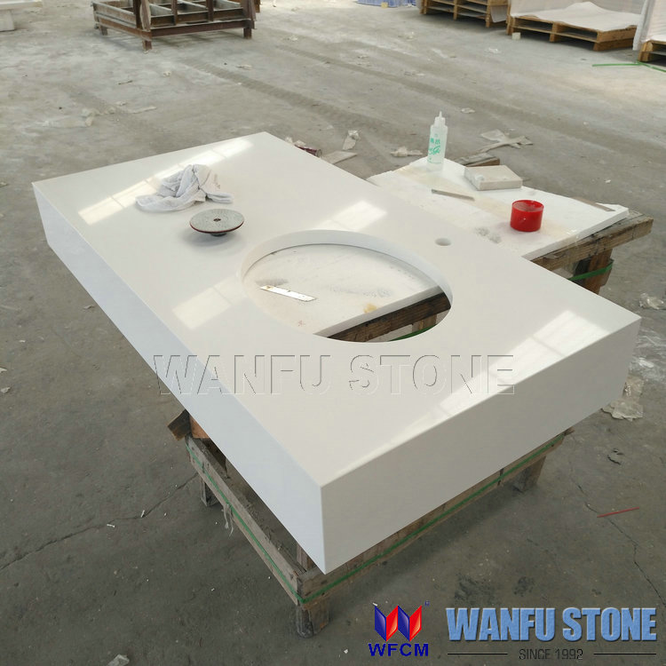 Ламинированный край отель ванная комната vanity top