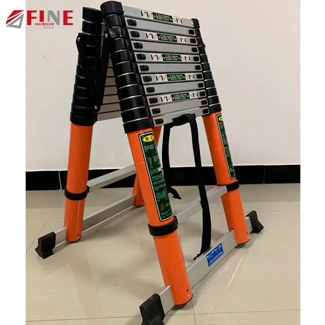 Foldable Extension Aluminum Telescopic Ladder