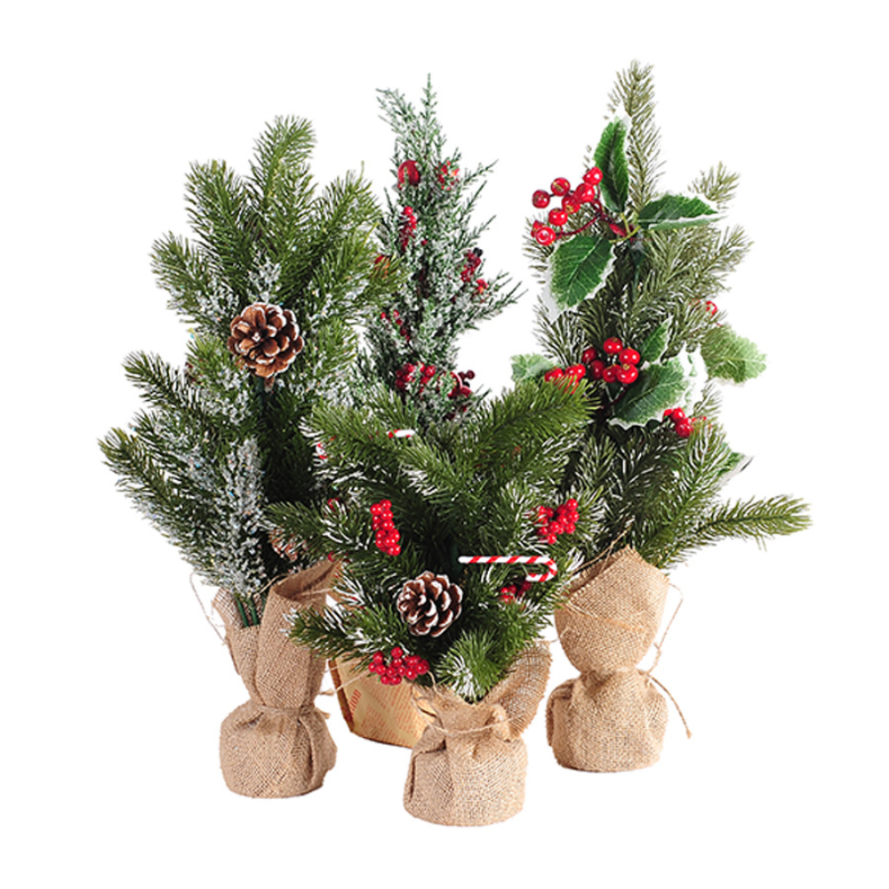 Christmas tree home table luxury encryption small package scene layout Christmas decorations
