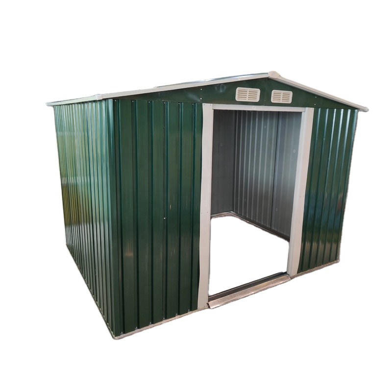 Car Garages Shed Customized 10 x 8 10 x 12 Outdoor Tool Shed backyard garden steel metal storage sheds summer house