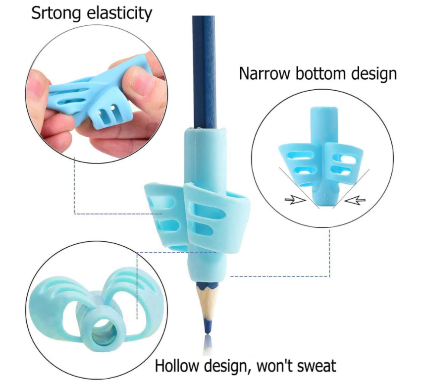 Home Schooling and Preschool Silicone Pencil Grippers Writing Tools for Kids