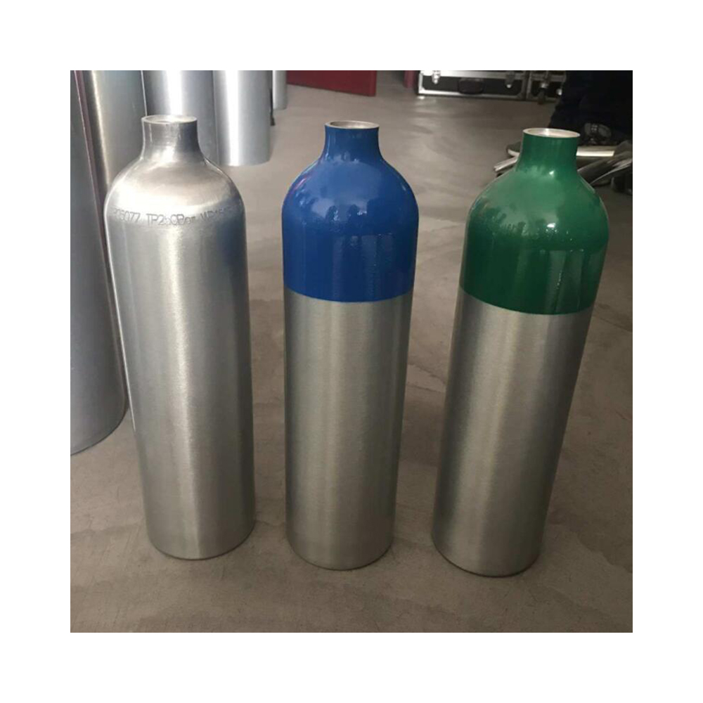 Factory wholesale 4.6L portable oxygen cylinder aluminum alloy gas cylinder