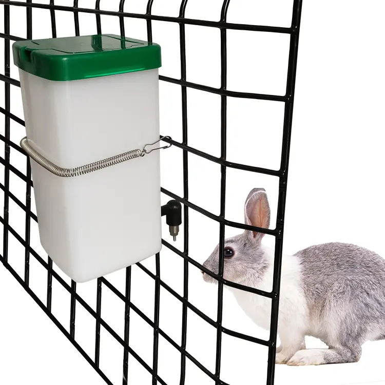 stainless steel rabbit Nipple Drinker 1L bucket  Chicken rabbit  Drinker   Water  Container