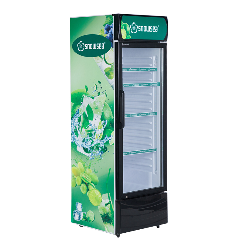 LC-400W snowsea высокого качества со стеклянной дверью верикальная холодильная камера витрина охлаждаемый прилавок-витрина шкаф