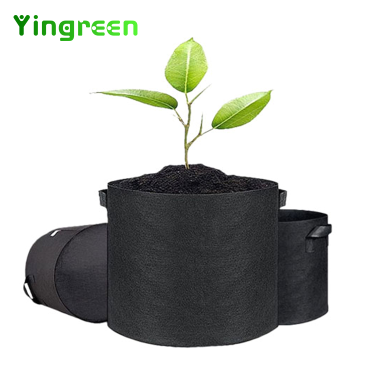New Arrival Customized 1 3 5 7 10 15 20 30 Gallon Non Woven Fabrics Grow Bag Plant Seedling pot