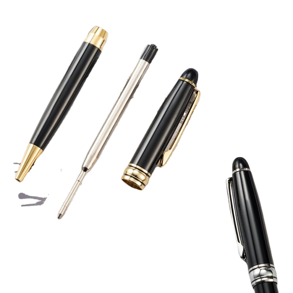 Business meeting Promotional Ball Pen Classic Black Metal china high quality ballpoint pen