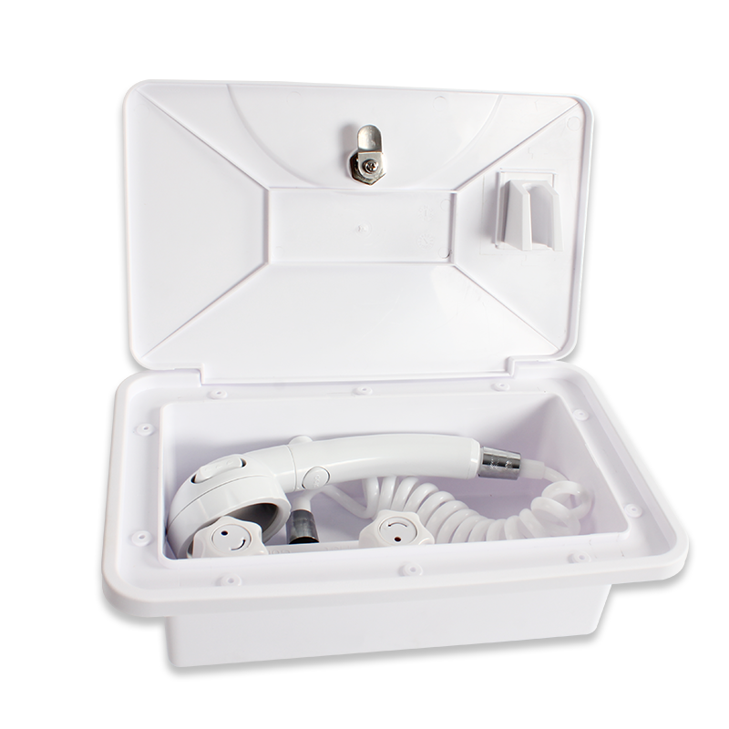 TYTXRV RV Caravan Accessories High Quality Anti-Yellow White Cold and heat regulation With Lock External Shower
