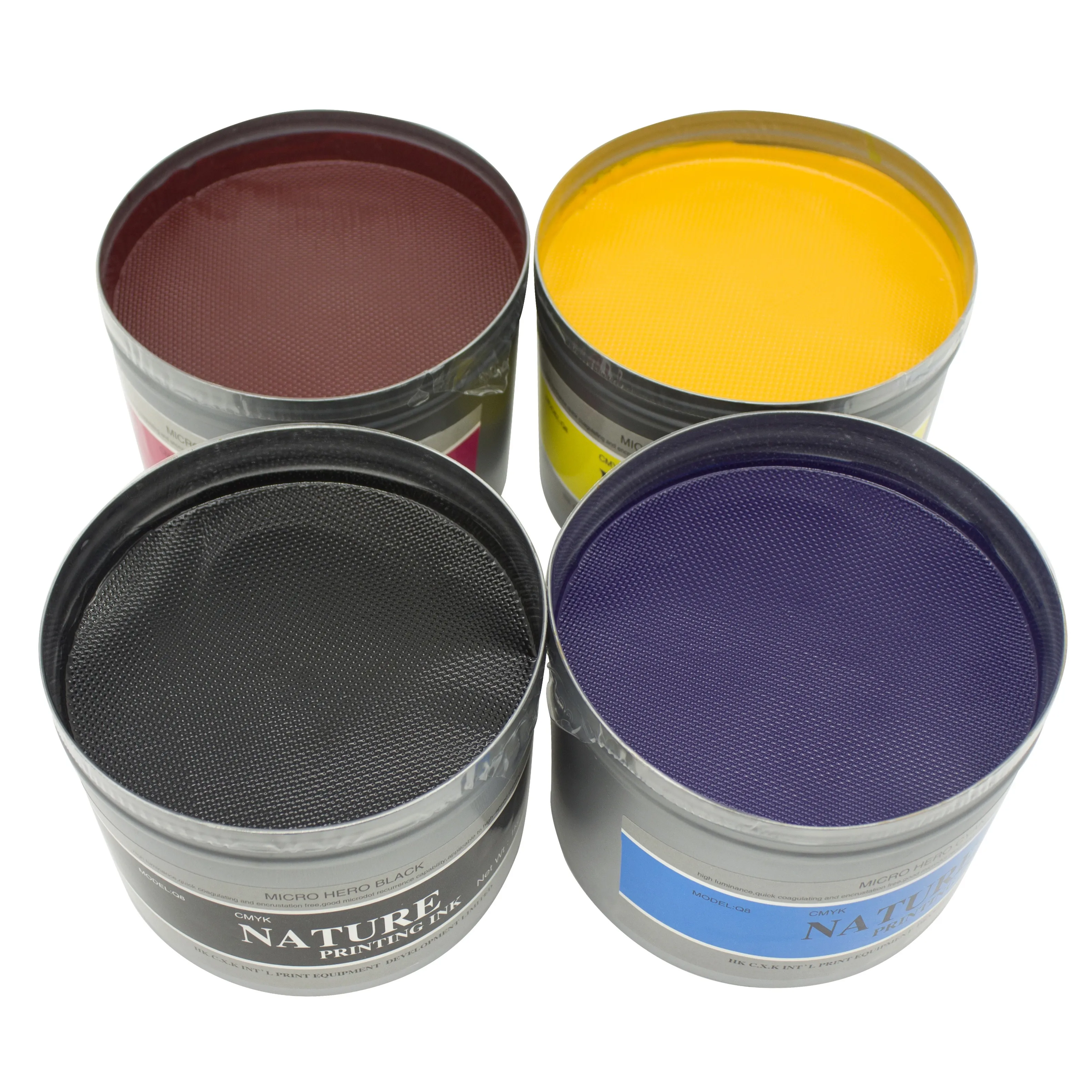 CXK-12 Process Ink CYMK Glossy Ink High Concentration Offset Printing UV Ink