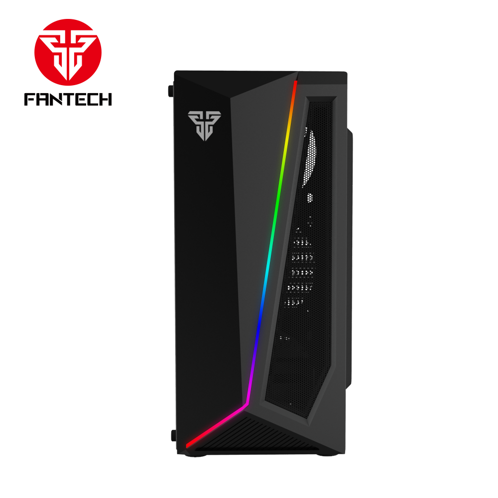 Заводская цена хорошее качество игровой Fantech RGB свет 15 режимов 8 вентиляторов игровой корпус башня