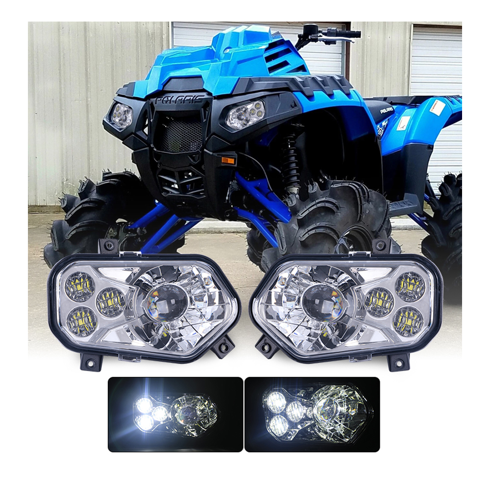 Подержанные Go Karts Atvs Utvs Atv Utv Запчасти и аксессуары Quad Direct Atvs 4x4 400cc Автомобильные светодиодные фары для Polaris Rzr