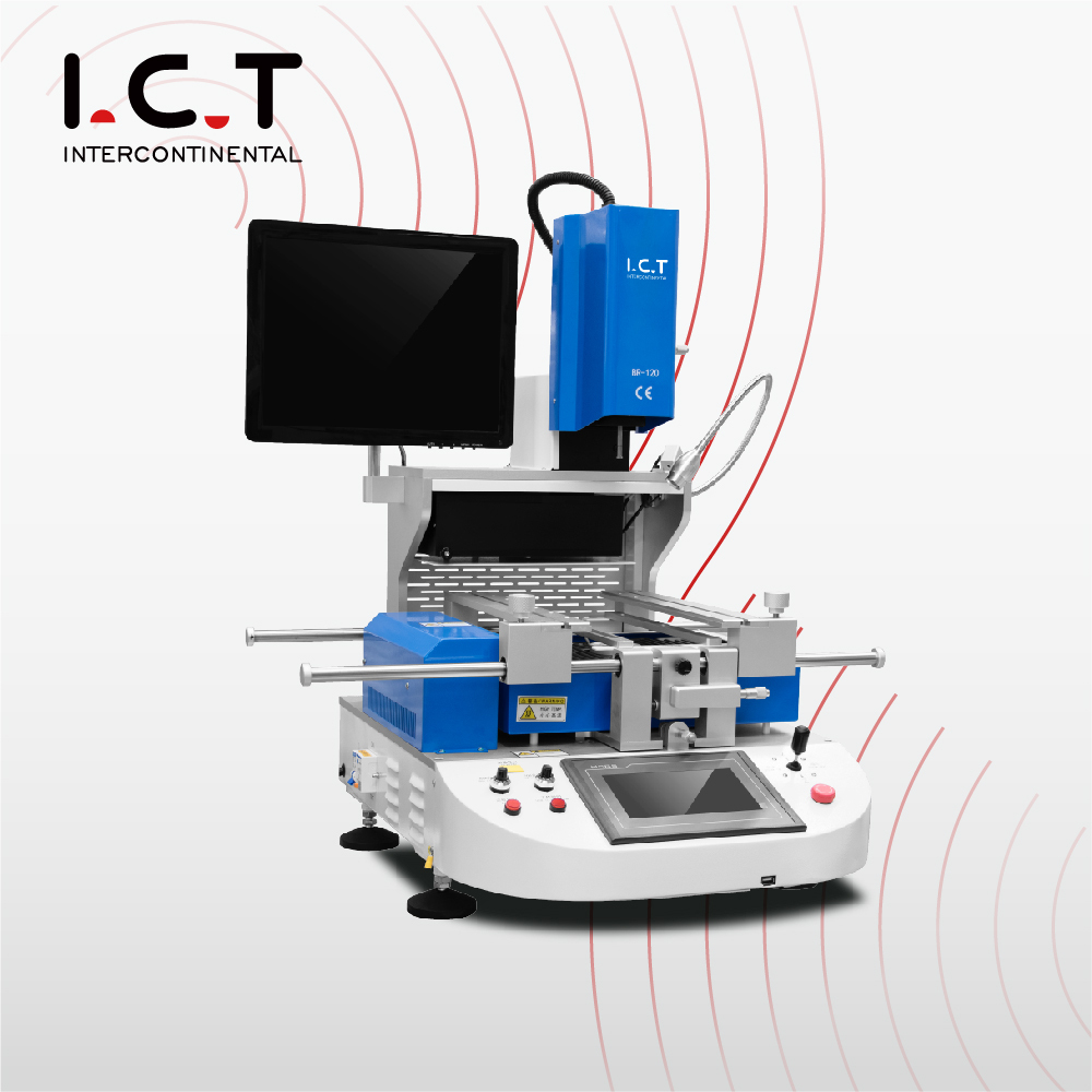 High Quality Optical Preheat Fully Automatic Bga Motherboards Repair Smt Bga 3 Zone Rework Station