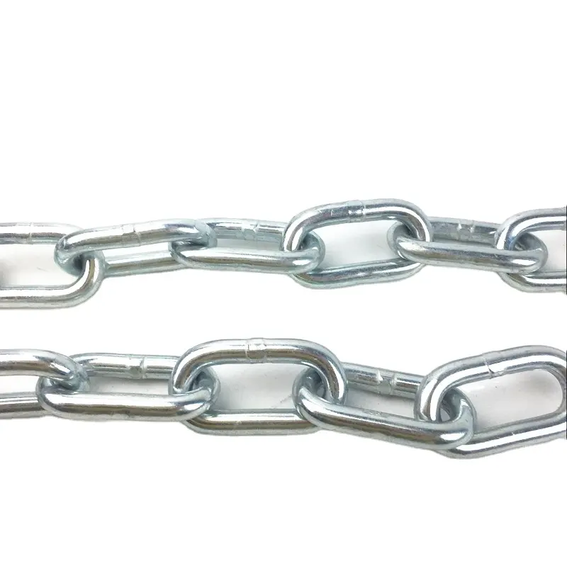 High Polished G70 Load Binder Stainless Steel Tensile Welded Long Short Hook Brass Link Chain