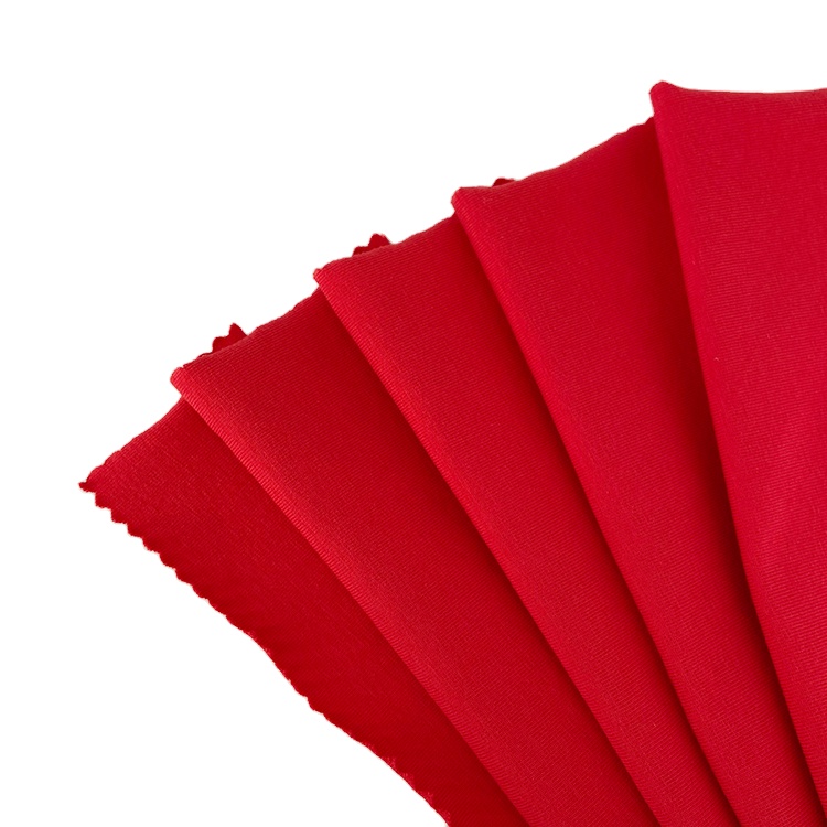 Мягкое Вязание 60S 140GSM 100% Пима хлопок лайкра Одиночная трикотажная ткань для одежды