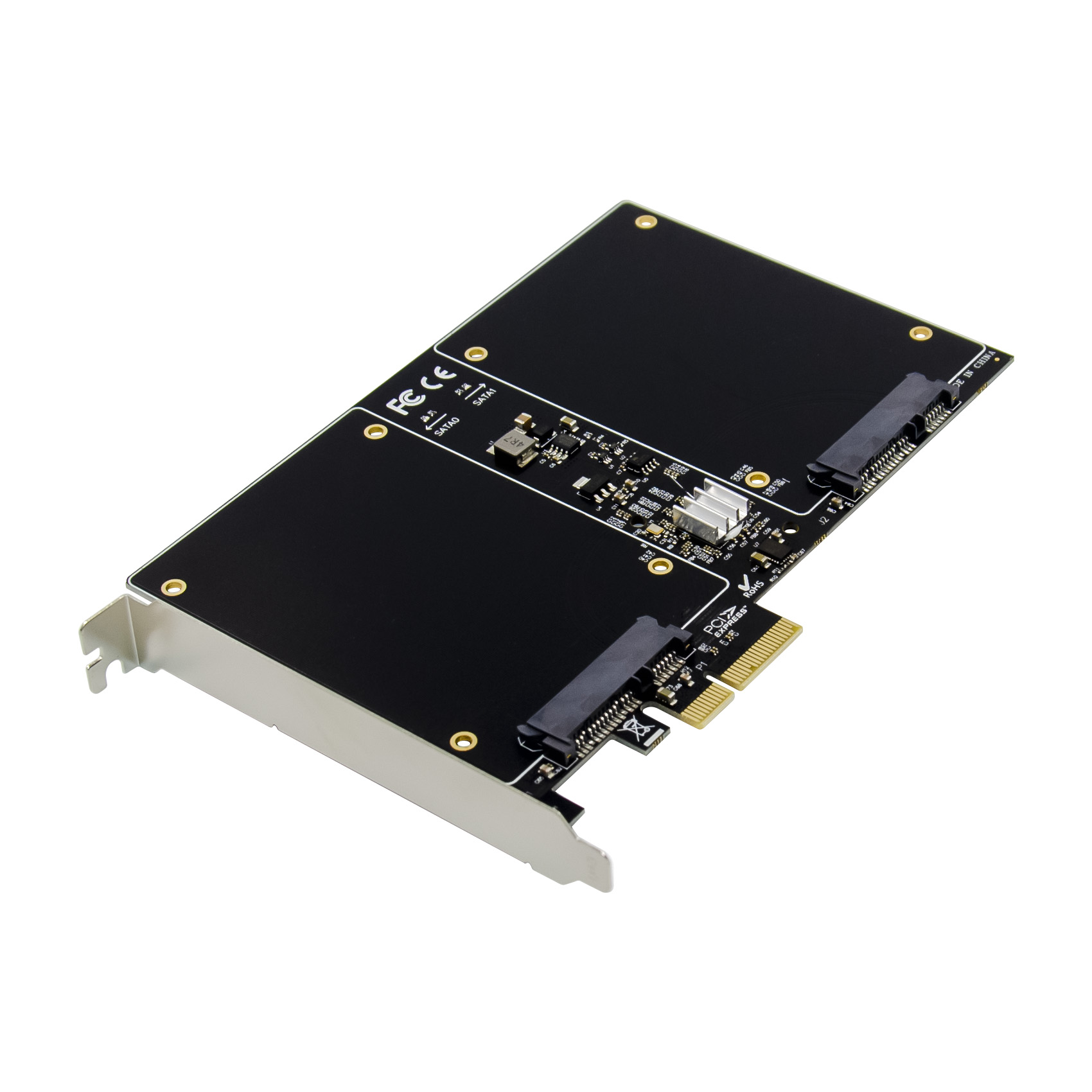 PCIe SSD Marvell SATA 6 Гбит/с 2 портами Raid-плата PCI Express SATA Raid-плата