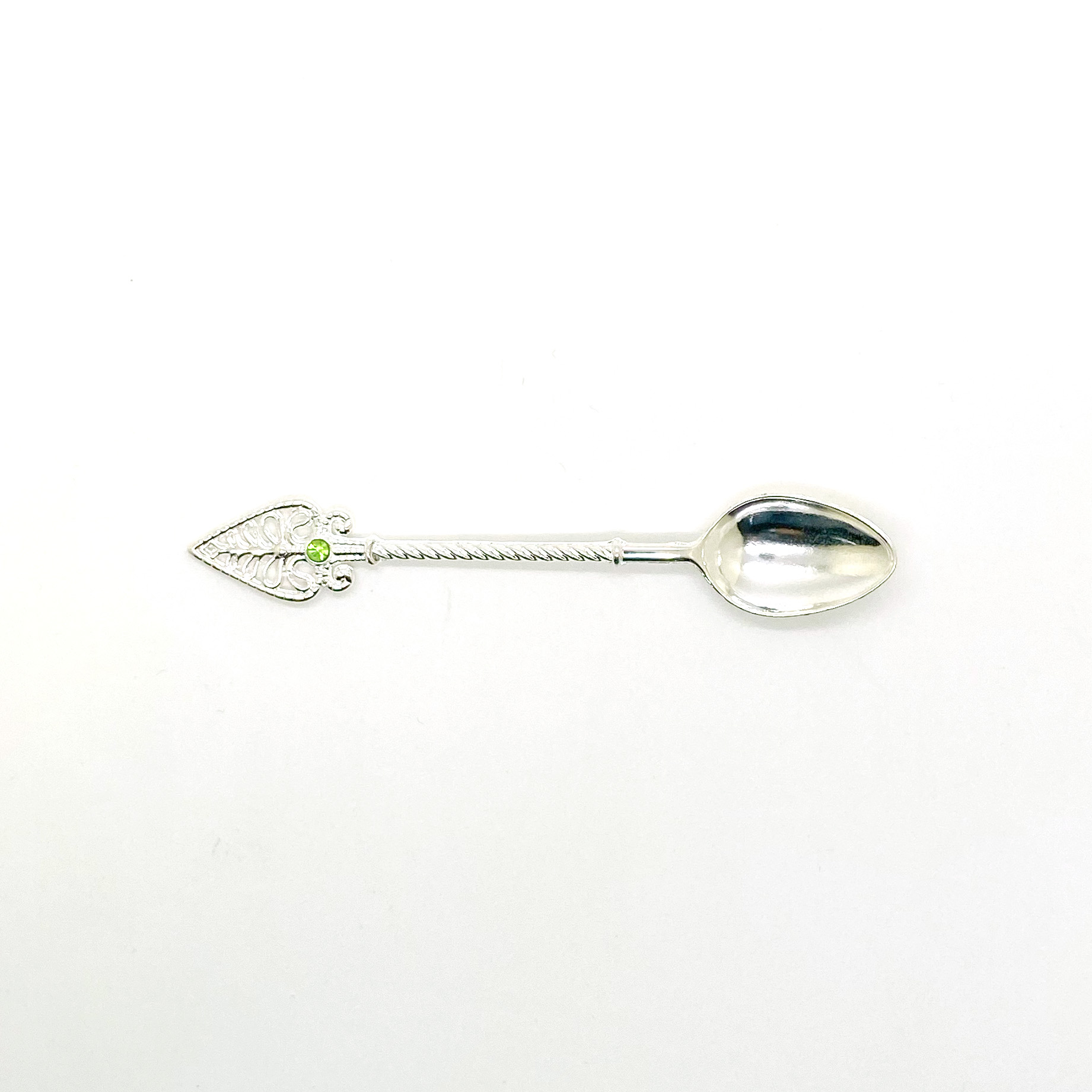 2021 hot wholesale cheap prices leaf coffee spoon and fork set small metal coffee spoon fork set supplier