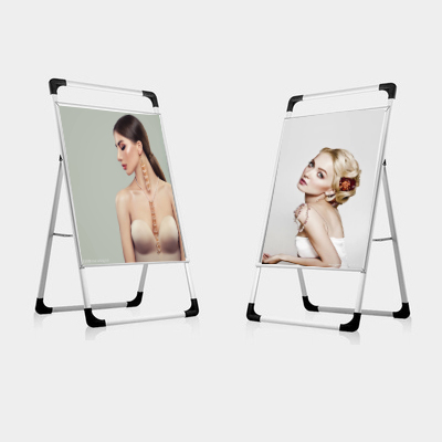 Manufacturer Price Lightweight Portable Aluminum Frame Advertising Signs Indoor and Outdoor 60*90cm Poster Frame Stand