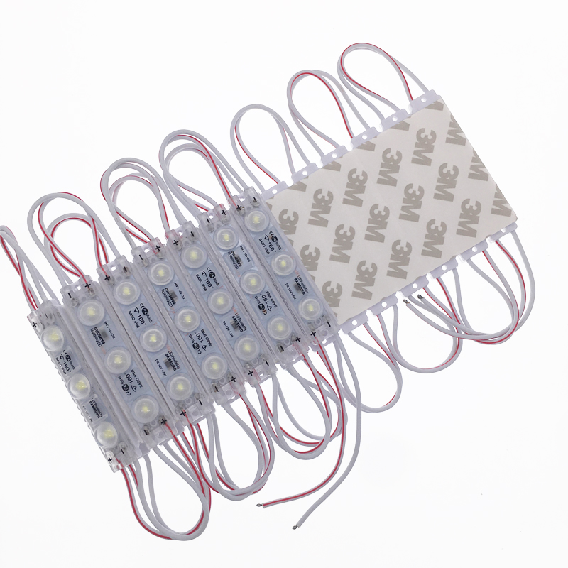 12v 3 smd модуль светодиодного индикатора афиши 1,5 w Открытый 6500k Светодиодные модули 2835 объектив
